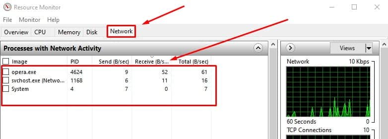 resource monitor