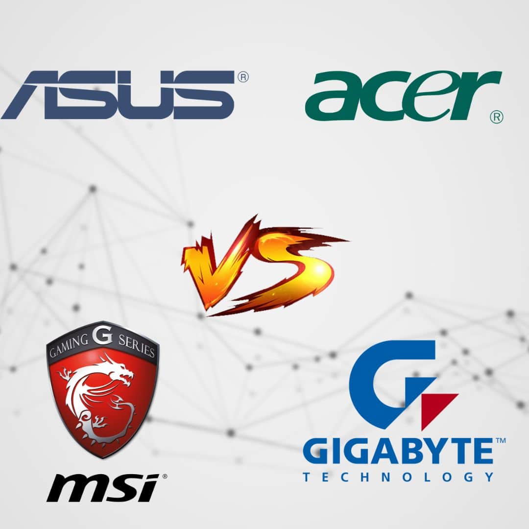 Acer vs ASUS vs MSI vs GIGABYTE: Gaming Laptops on…