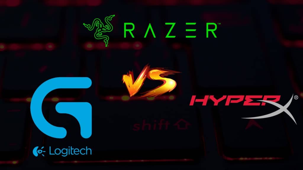 Razer vs logitech vs hyperX Copy