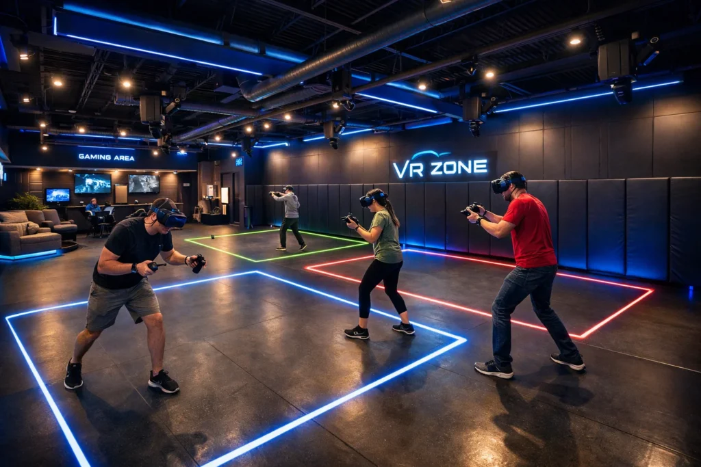 VR Gaming Zone Layout Planning