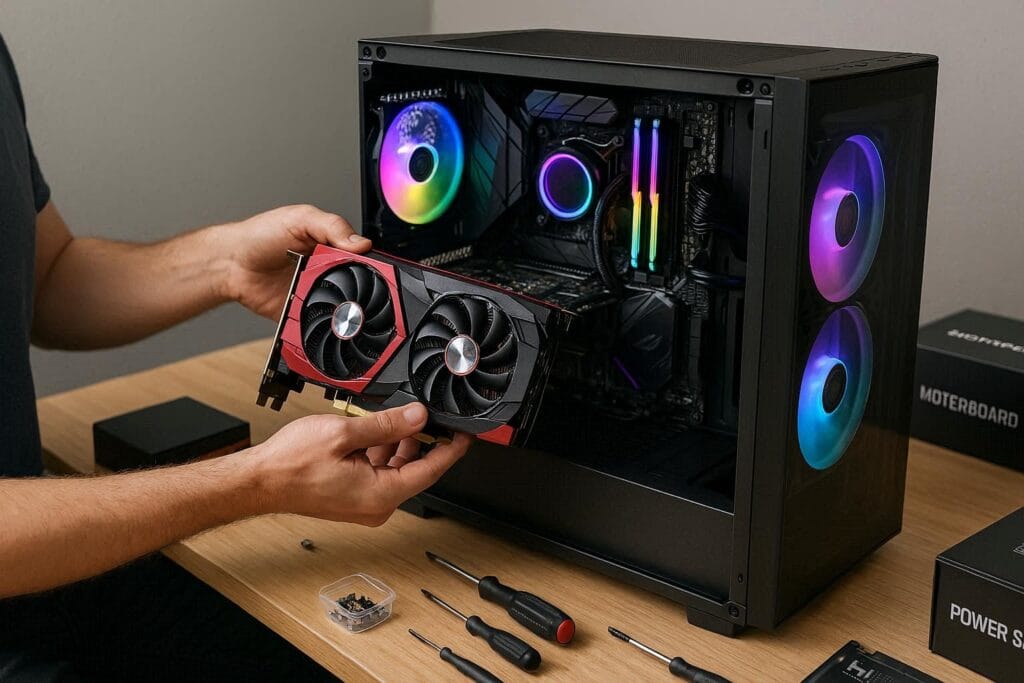 Beginner building a gaming computer step by step