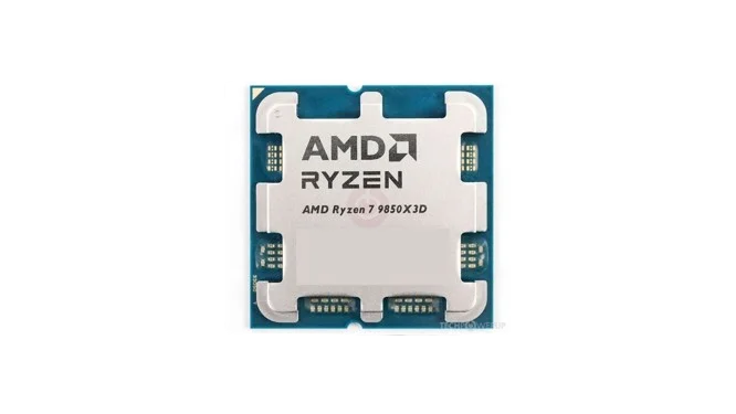 AMD Ryzen 7 9800X3D Processor Chip