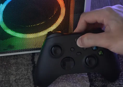 pressing xbox button