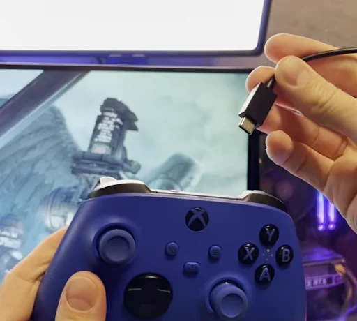 Unpluging the wire for turning off xbox controller