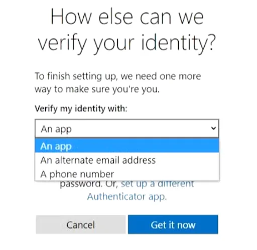 verify according to your required method